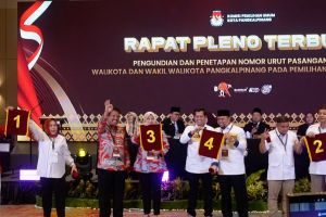Resmi ditetapkan, ini nomor urut paslon Pilkada Ulang Pangkalpinang