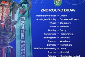 Manchester United bakal menghadapi Grimsby Town di putaran kedua Carabao Cup