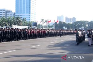 Sebanyak 1.948 personel gabungan siap layani unjuk rasa buruh di DPR