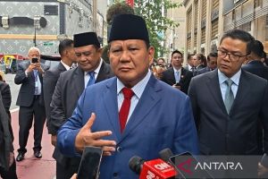 Prabowo: Perdamaian datang bila semua menjamin keamanan Israel