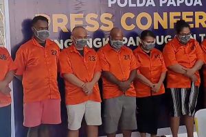 Polda Papua tahan 9 tersangka korupsi Dana Desa Rp168 M di Lanny Jaya
