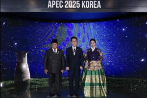 Prabowo hadiri gala dinner KTT APEC 2025 bersama pemimpin dunia