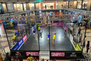 Gandeng legenda MU Patrice Evra, turnamen 3x3 soccer cage digelar