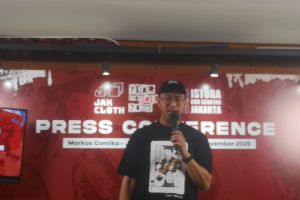 Pandji&nbsp;boyong comika&nbsp;muda di JakCloth 2025