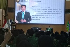 Menko Yusril paparkan pembaharuan hukum di hadapan mahasiswa UMI