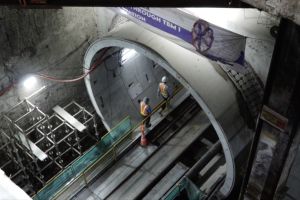 Mengintip proyek pembangunan Stasiun Sawah Besar di MRT Fase 2A