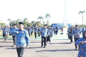 Gubernur-ASN Babel "Bedincak" HUT ke-54 Korpri