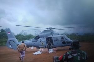 Dua helikopter antarkan bantuan logistik bencana ke Talamau&nbsp;