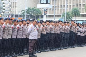 Polisi kerahkan 2.617 personel layani unjuk rasa buruh di Monas