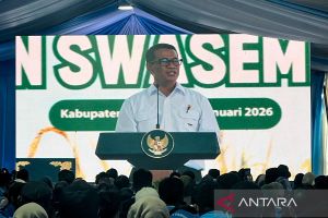 Mentan: Swasembada berdampak positif pada kenaikan NTP 125,35 persen
