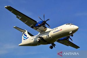 Cek fakta, foto badan pesawat ATR 42-500 usai jatuh