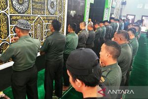 Kodam XXI/Radin Inten Gelar Salat Gaib doakan korban longsor cisarua
