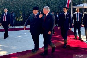 Prabowo dan Raja Abdullah II pererat kerja sama perdamaian Palestina