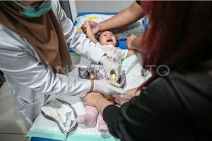 Kemenkes: Karena imunisasi, campak turun jadi 511 kasus di minggu ke-9