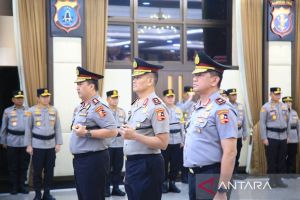 Polri gelar upacara kenaikan pangkat perwira tinggi
