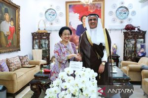 Dubes Saudi minta Megawati berperan aktif terkait situasi Timur Tengah