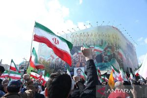 Warga Teheran dukung pemerintah lewat aksi turun ke jalan