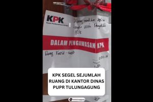 KPK segel beberapa ruang Dinas PUPR Tulungagung