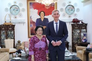 Megawati Soekarnoputri terima Dubes Jerman bahas Timur Tengah dan KAA