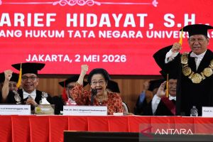 Megawati tekankan penguatan demokrasi lewat lembaga hukum