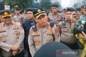 Polisi sebut demo mahasiswa di Bundaran HI tak didahului surat resmi