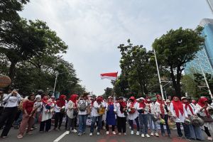 Emak Muda Bersatu sampaikan delapan poin penting dalam aksi damai di Monas