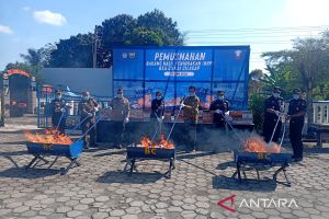 Bea Cukai Cilacap musnahkan BMMN hasil penindakan senilai Rp1,3 miliar
