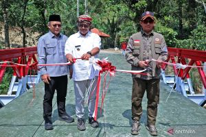 BNPB resmikan jembatan gantung darurat di Temanggung Jateng