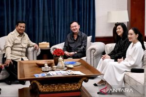 Prabowo terima Thaksin beserta Paetongtarn Shinawatra di Kertanegara