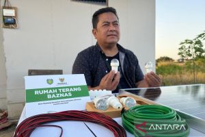 Baznas kolaborasi dengan Limar sediakan kebutuhan cahaya bagi warga