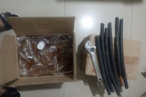 Polisi ungkap dugaan pencurian di sebuah gudang di Jababeka