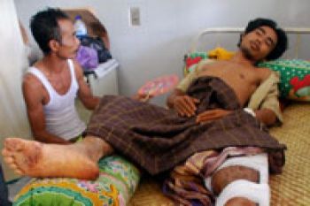 KORBAN TERTIMBUN