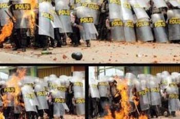 Terbakar