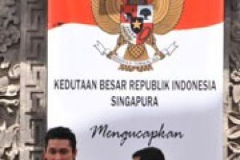 Hiburan Artis Kemerdekaan di KBRI Singapura Meriah