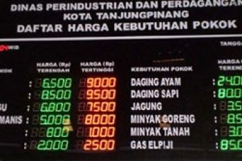 Pedagang Keluhkan Penetapan Harga Dari Disperindag Tanjungpinang