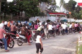 SPBU Karimun Diantre Konsumen Setelah Tiga Hari Tutup