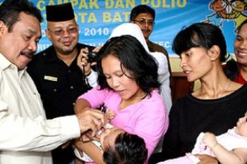 Batam Targetkan 182.756 Balita Diimunisasi Campak dan Polio