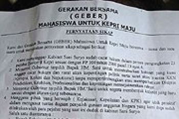 Geber Kepri Nilai Pelantikan Pejabat Cacat Hukum