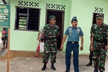 TNI Manunggal Masuk Desa Teluk Setimbul Karimun