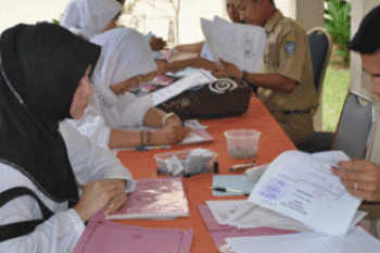 Daftar Ulang Lulusan Tes CPNS Kepri