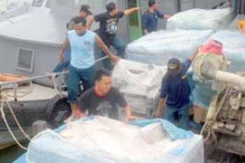 Sosis Sulundupan Ditegah Lantamal Tanjungpinang