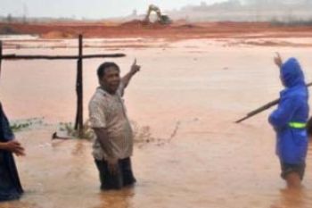 Banjir di Sekitar Tambang Bauksit
