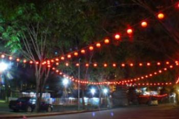 Lampion Imlek 2562 di Kelenteng Windsor Batam