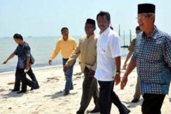 Gubernur Tinjau  Lahan Hotel Grup Sahid dI Karimun