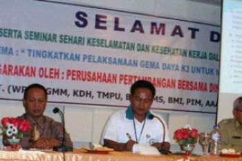 Seminar Keselamatan Kerja Tambang di Karimun