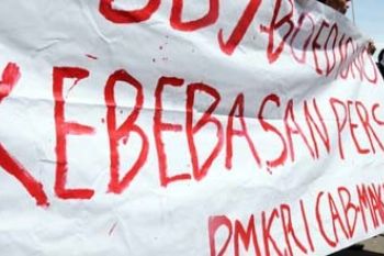 Kekang kebebasan pers, wartawan tolak Undang-undang MD3