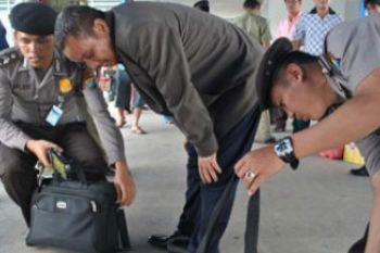Razia  Bawaan Penumpang di Tanjungpinang