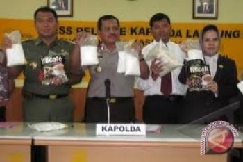 Polda Lampung Gagalkan Pengiriman 22 Kg Sabu 