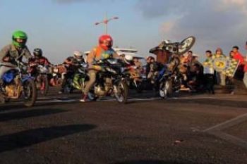 Polres Polman amankan puluhan pelaku balap liar