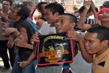 TKI Bermasalah Dihibur di Penampungan